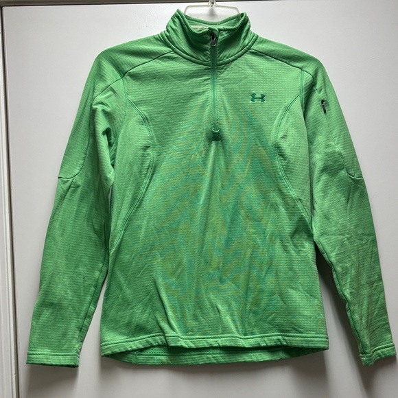 Under Armour Tops - Under Armour Women's Green Performance Pullover Size SM